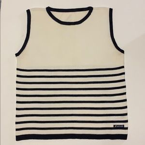 Vintage Point Zero Nicole Benisti Striped Vest Top